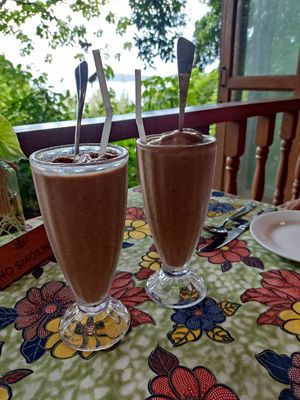 Chocolate shakes at Pegaga in Langkawi