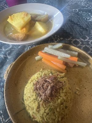  Vegan sweet potato and pineapple Masak lemak   at Pegaga in Langkawi