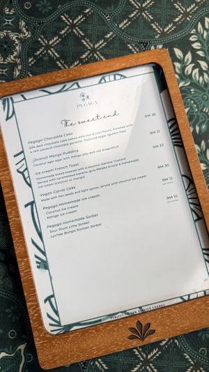 Desserts  at Pegaga in Langkawi