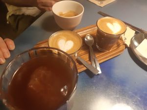 a few coffees at Acid Bakehouse in Madrid