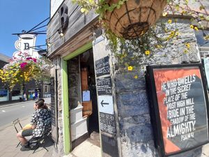 Front at The Big Rock Cafe in Porthmadog