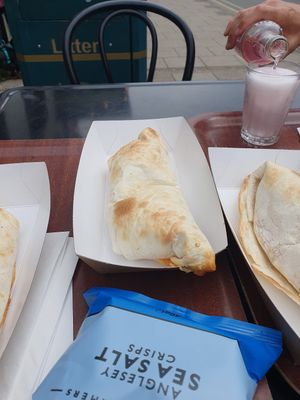 Vegan Burrito at The Big Rock Cafe in Porthmadog