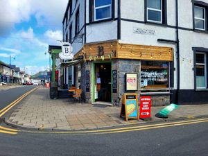 The Big Rock Cafe Outside. at The Big Rock Cafe in Porthmadog