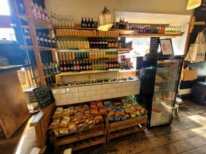 The Big Rock Cafe Inside (Crisps + Soft Drinks). at The Big Rock Cafe in Porthmadog