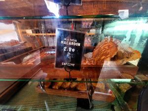 Coconut Macaroon. at The Big Rock Cafe in Porthmadog