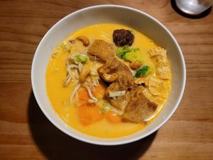 Thai Curry Noodles at Tofuhuset in Sandnes