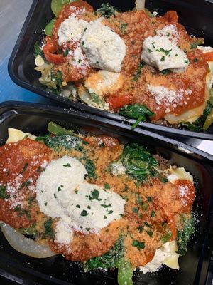 Lasagna Roll Up w/Cashew Ricotta at Vegan It IZ Eats in Dayton