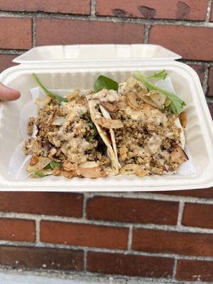 Walnut tacos  at Vegan It IZ Eats in Dayton