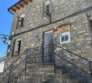Outside  at Refugio Telera in Biescas