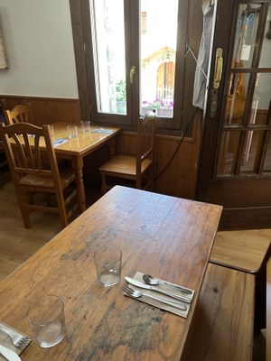 Inside  at Refugio Telera in Biescas