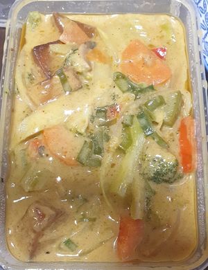 Veggie & tofu curry at Taste of the Orient in Castlemaine