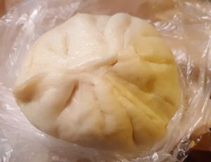 Vegan steamed bun at Taste of the Orient in Castlemaine