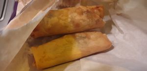 Vegan spring rolls at Taste of the Orient in Castlemaine