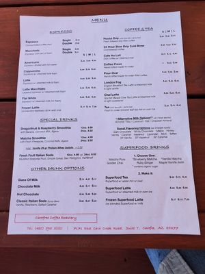  at Carefree Coffee Roastery in Carefree