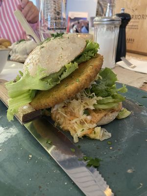 Falafelburger  at Surfcafé in Norderney