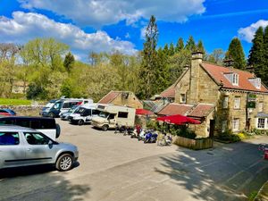 Parking - lots outside on the road too  at Horseshoe Hotel in Whitby