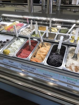 Ice cream  at La Riserva della Neve in Rome