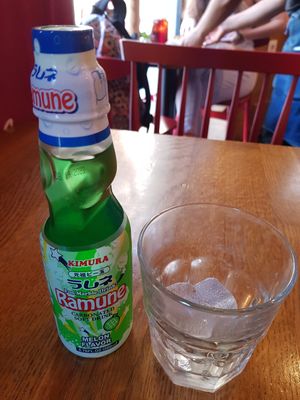 The best soda in existence at Takumi Ramen in Barcelona