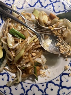 Pad Thai - make sure to ask it without the oyster sauce  at Pera Thai in Istanbul