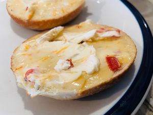 Vegan Veggie Cream Cheese at James Oliver Coffee in Detroit