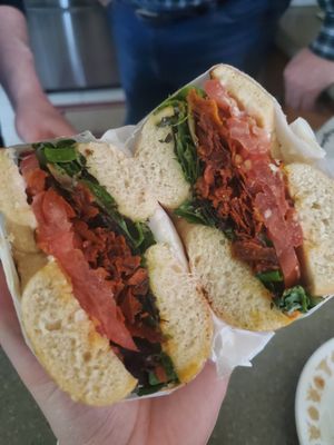 Vegan BLT at James Oliver Coffee in Detroit