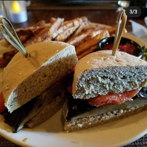 Portabello burgers at G-Zen in Branford