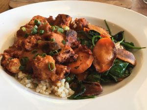 BBQ Tofu at G-Zen in Branford