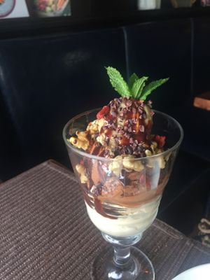 Vegan ice-cream sundae. at G-Zen in Branford