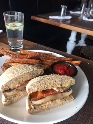 Bella burger. at G-Zen in Branford