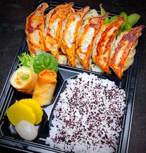 YAKI Vegan Bento  at KAMINARI GYOZA in Los Angeles