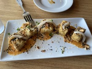 Crispy tofu  at Vegan & Vine in Phoenix