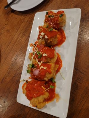 Crispy tofu at Vegan & Vine in Phoenix