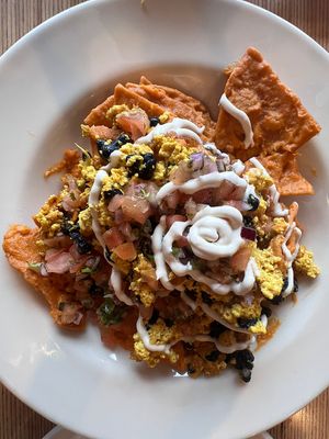 Chilaquiles  at Vegan & Vine in Phoenix