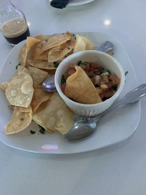 Hearts of Palm Cevichee  at Vegan & Vine in Phoenix