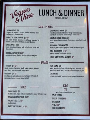  at Vegan & Vine in Phoenix