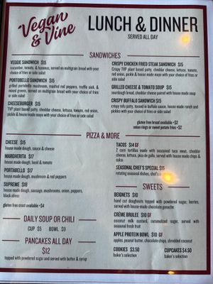  at Vegan & Vine in Phoenix