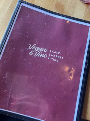 Menu  at Vegan & Vine in Phoenix