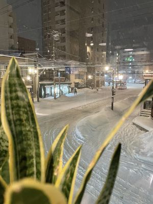 窗外街景  at Mos Burger in Otaru