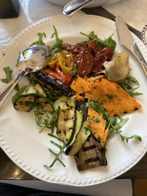 Grilled Vegetable Plate   at Saraceno d'Oro in Positano
