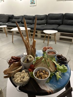 Vegan Platter   at DATE Art Cafe in Cospicua