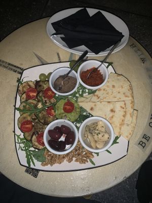 Vegan platter for 1 (can be shared)  at DATE Art Cafe in Cospicua