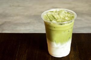 Matcha Latte is available at Happie Balat in Istanbul