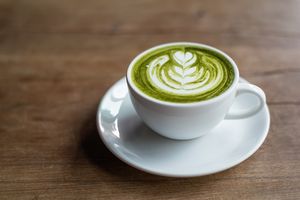 Matcha Latte with different flavours are also available at Happie Balat in Istanbul