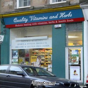 Outside view at Quality Vitamins and Herbs in Glasgow