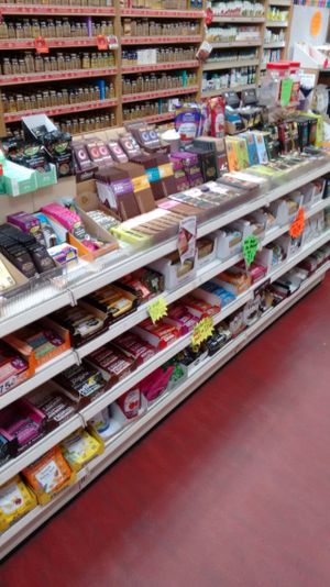Vegan chocolate & sweets at Quality Vitamins and Herbs in Glasgow
