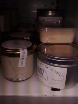 Scotland-produced vegan cheese, Nutcrafter Creamery's cashew cheese at Quality Vitamins and Herbs in Glasgow