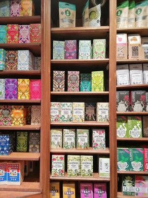 Great selection of teas at Roots  Fruits and Flowers - Great Western in Glasgow
