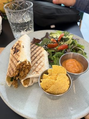 Beef burrito (excellent)  at Natural Market LT in Klaipeda