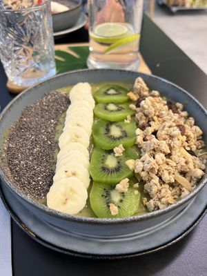 Avocado bowl (excellent taste and texture. Which there was more smoothie in it cause it’s so good)  at Natural Market LT in Klaipeda