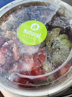 Sallad bowl take away   at Natural Market LT in Klaipeda